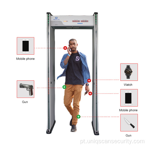 UNIQSCAN Walk Through Detector de metais UB500